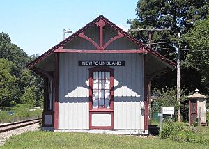 Train Station at Newfoundland, New Jersey