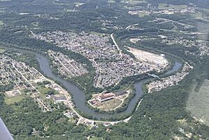 Vandergrift, PA aerial shot 02