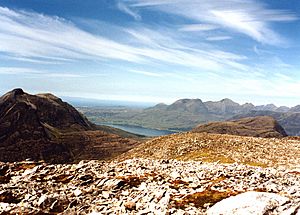 View from An Ruadh-stac summit