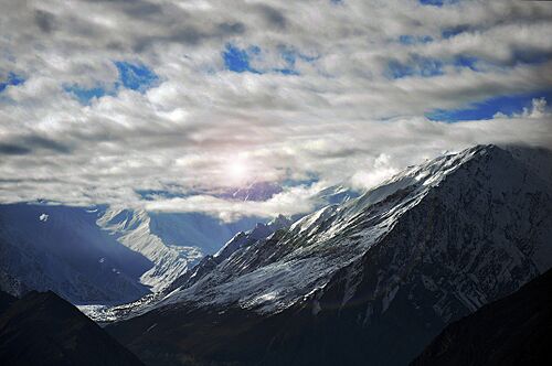 View of Karakoram range