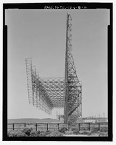 View to the northeast of the antenna array - Over-the-Horizon Backscatter Radar Network, Christmas Valley Radar Site Transmit Sector Four Antenna Array, On unnamed road west of Lost HAER OR-154-B-2