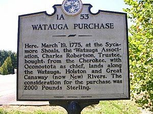 Watauga Association Marker