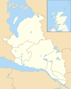 West Dunbartonshire UK ward map 2017 (blank)