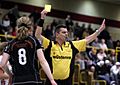 Yellow card handball