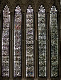 York Minster window n16 "The Five sisters" (16157008236)
