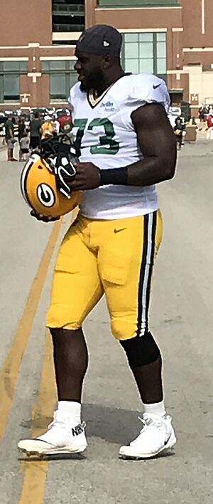Yosh Nijman 73 Packers training camp 2019