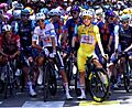 17e étape Tour de France 2026 - Maillots blanc et jaune au départ