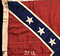 28th Virginia Infantry Color (top left detail)