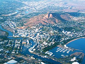 Aerial view of Townsville