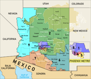 Arizona Congressional Districts, 118th Congress