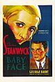Baby Face (1933 film poster)