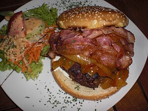 Bacon cheeseburger