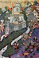 Battle of Nicopolis, 1396, Facsimile of a Miniature Conserved in the Topkapi Museum in Istanbul-
