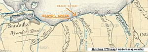 Beaver Creek, or Riviere en Grys-1778