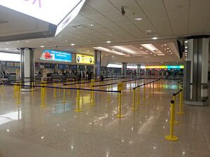 Birmingham International Check In area 1
