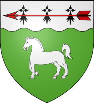 Blason ville fr Saint Segal (Finistère)