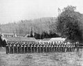 British troops evacuate San Juan Island, Washington Terr, 1872 - Restored