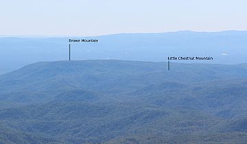 Brown Mountain and Little Chestnut Mountain, Oct 2016.jpg