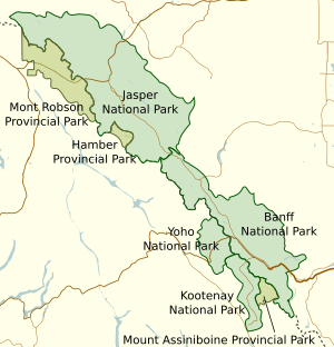 Canadian Rocky Moutain parks map.svg