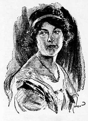Charmian Kittredge London, portrait, 1922