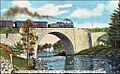 Cheshire Railroad Bridge, Keene NH postcard