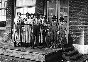 Child workers in Sylacauga, Alabama