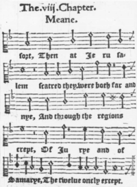 Christopher Tye - Actes of the Apostles 1553, chaper VIII Meane
