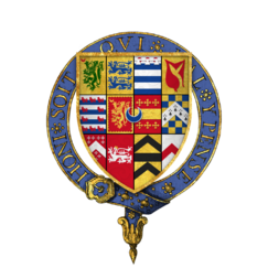 Coat of arms of Sir Andrew Dudley, KG.png
