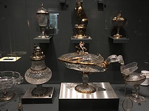 Copas de cristal en Museo Lázaro Galdiano