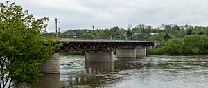 Court Street Bridge in Owego, New York