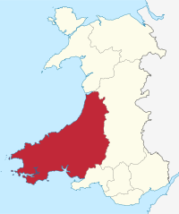 Dyfed Preserved County in Wales.svg