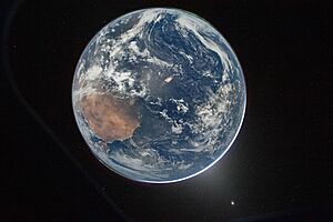 Earth From the Perspective of Artemis II