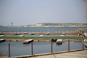 Boat harbour in Elkwater