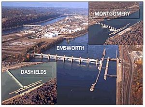 Emsworth lock and dam