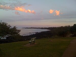 Evening in coral cove