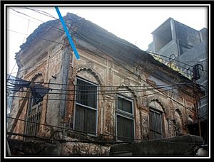 Exterior view of mandir