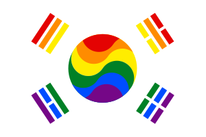Flag of South Korean LGBT