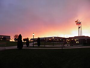 Rowan College of South Jersey in Sewell at sunset in November 2010