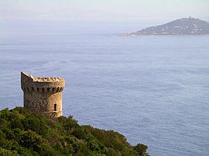 Genoise tower in corsica