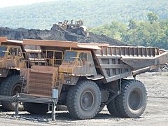 Gilberton Coal Co Trucks, Gilberton PA 01