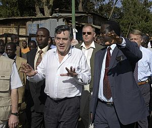 Gordon Brown Raila Odinga