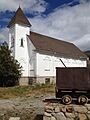 Granite chapel and ore cart