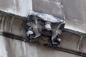Grotesque on the South Side of St Alban's Tower, Wood Street