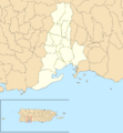 Guayanilla, Puerto Rico locator map