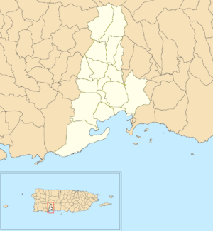 Guayanilla, Puerto Rico locator map