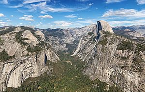 Half Dome with Eastern Yosemite Valley