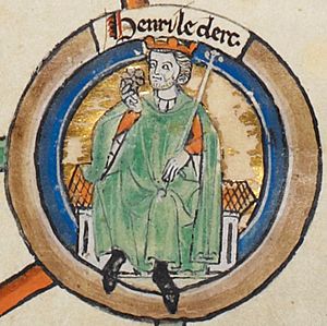 Henry I (Royal MS 14 B VI, folio 5r)
