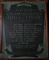 Holy Trinity Church Coventry - HMS Coventry Falklands 1982 Memorial
