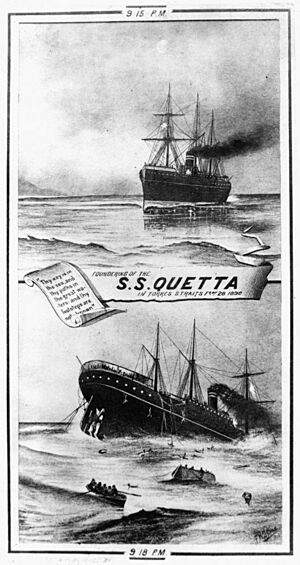 Illustration of the sinking of the RMS Quetta, 1890 (24517926929)