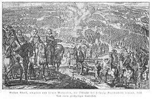 Illustrierte Geschichte d. sächs. Lande Bd. II Abt. 1 - 281 - Gustav Adolf, Schlacht bei Breitenfeld